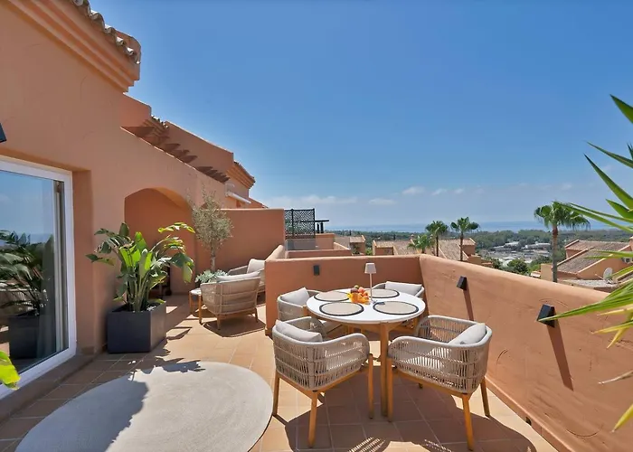 アパート New Elviria Penthouse W Stunning Sea Views! *